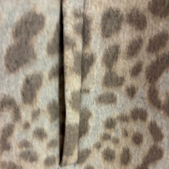 INC International Concepts Animal Print Cape Coat - Picture 4 of 10